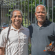 Marco Williams and Stanley Nelson, directors of Tulsa Burning: The 1921 Race Massacre.